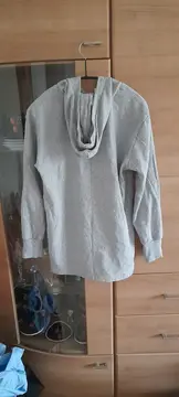 Vorschaubild 5 von Kinder Kapuzenpullover Hoodie Grau Gr. 170 Sportlich Logo-Print