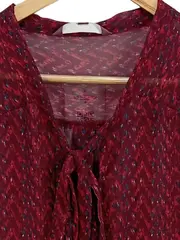 Vorschaubild 2 von Sublevel Damen Bluse Gr. 40/L Mehrfarbig Feminin Langarm Oberteil
