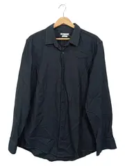 Vorschaubild 1 von Herren Business Hemd Slim Fit Schwarz Baumwolle Gr. XL