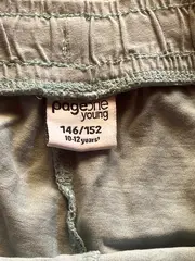Vorschaubild 3 von Kinder Shorts Gr. 152 Grün Casual mit Schriftzug