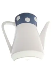 Vorschaubild 2 von Kaffeekanne Porzellan Weiß Blau Punkte Charmant 18cm