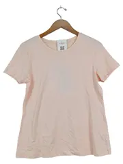 Vorschaubild 1 von Damen T-Shirt Basic Rosa Gr. 36/38 Baumwolle Viskose Kurzarm