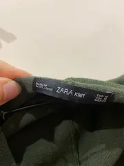 Vorschaubild 2 von Damen Strickjacke Gr. M Grün Casual Basic Cardigan