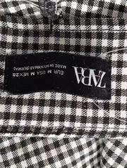 Vorschaubild 3 von Damen Stoffhose M (W28/36) Schwarz Weiß Kariert Gingham Casual Modern