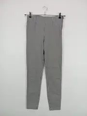 Vorschaubild 1 von Damen Stoffhose M (W28/36) Schwarz Weiß Kariert Gingham Casual Modern