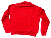 Vorschaubild 2 von Paris Pullover Damen S Tiger Stickerei Rot Strickpullover