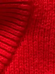 Vorschaubild 5 von Paris Pullover Damen S Tiger Stickerei Rot Strickpullover