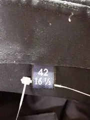 Vorschaubild 3 von Business Hemd Herren 42/L Schwarz Klassisch Minimalistisch