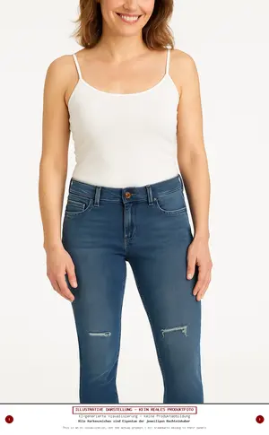 RICH & ROYAL Destroyed Jeans