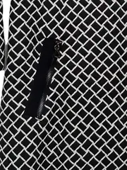 Vorschaubild 3 von Damen Freizeitkleid Gr. 40 L Schwarz Weiß Grafisch Muster Casual