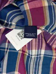 Vorschaubild 4 von Damen Bluse 34/XS Mehrfarbig Kariert Preppy Vintage Klassisch Baumwolle