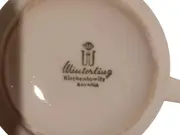 Vorschaubild 3 von Kirchenlamitz Bavaria Tasse Porzellan Goldrand Reliefdekor Weiß