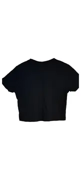 Vorschaubild 2 von Kinder T-Shirt Schwarz Gr. 104 Sportlich Worldwide Print Baumwolle
