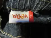 Vorschaubild 5 von Mädchen Jeansrock Gr. 140 Blumen Stickerei Blau Denim