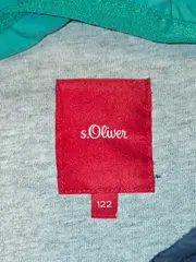 Vorschaubild 4 von Kinder Windjacke Gr. 122 Blau Grün Kapuze Jungen