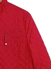Vorschaubild 4 von Damen Steppjacke Rot Gr. 40/L Gesteppt Reißverschluss