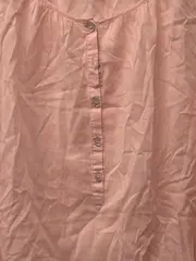 Vorschaubild 4 von TAIFUN Damen Bluse Rosa Langarm Uni Baumwolle Freizeit Gr. 42 XL