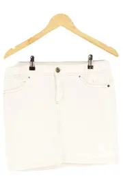 Vorschaubild 1 von Damen Jeansrock Weiß Gr. 38/M Casual Minirock