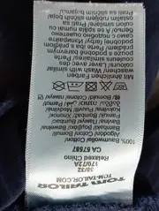 Vorschaubild 4 von Damen Stoffhose Chino Blau Gr. 38 W29 Baumwolle Casual