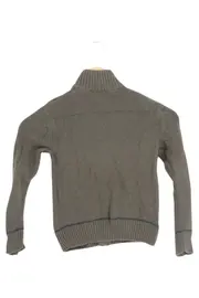 Vorschaubild 2 von Kinder Strickjacke Gr. 122 Grün Casual Baumwolle Reißverschluss