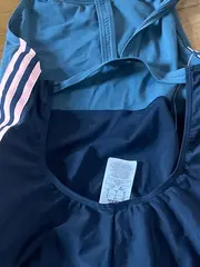 Vorschaubild 4 von Damen Badeanzug Gr. 38 Blau Navy Coral 3-Streifen Sportlich
