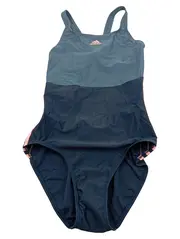 Vorschaubild 1 von Damen Badeanzug Gr. 38 Blau Navy Coral 3-Streifen Sportlich