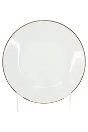 Vorschaubild 1 von Suppenteller Weiß Porzellan Elegant Klassisch 23cm