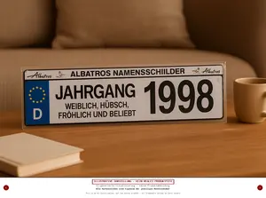 ALBATROS Blechschild