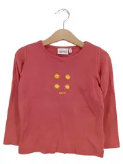 Vorschaubild 1 von Mädchen Langarmshirt Longsleeve 110 Rosa mit Smileys Baumwolle