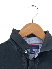 Vorschaubild 6 von Herren Poloshirt Schwarz Gr. S Casual Baumwolle