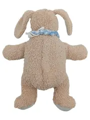 Vorschaubild 2 von Kuscheltier Hund beige blau kariertes Halstuch 26 cm Plüschtier