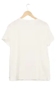 Vorschaubild 2 von Damen T-Shirt Gr. XL/44 Weiß Casual Schriftzug MOOD Kurzarm