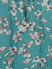 Vorschaubild 2 von Damen Top Türkis Blumenmuster Gr. 44 Casual