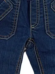 Vorschaubild 2 von Mädchen Jeans Regular Fit Hose Gr. 74 Blau Casual