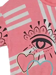 Vorschaubild 3 von Kinder T-Shirt Tiger-Print Pink Gr. 116 Baumwolle