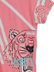 Vorschaubild 2 von Kinder T-Shirt Tiger-Print Pink Gr. 116 Baumwolle