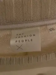 Vorschaubild 3 von Damen Pullover Gestreift Beige Creme XXL Strick