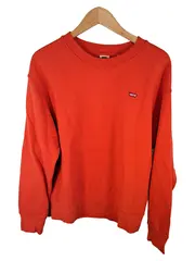 Vorschaubild 2 von Sweatshirt Damen Gr. S Orange Rundhals Casual Baumwolle