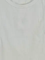 Vorschaubild 3 von Damen Ripp-Top Gr. 36/S Weiß Basic Tanktop Ärmellos