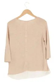 Vorschaubild 2 von Damen Pullover Gr. 40;L Beige Meliert 3/4-Arm