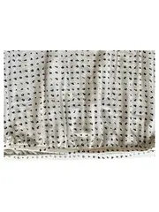 Vorschaubild 6 von Bluse Damen Shirt Gr. 36x38 Weiß Muster Viskose 3/4 Arm Casual