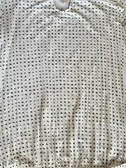 Vorschaubild 5 von Bluse Damen Shirt Gr. 36x38 Weiß Muster Viskose 3/4 Arm Casual