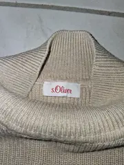 Vorschaubild 4 von Damen Pullunder Strickweste Beige Gr. 38/M Casual Modern