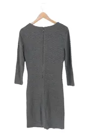 Vorschaubild 2 von Damen Businesskleid Gr. 40/L Grau Elegant Strukturmuster