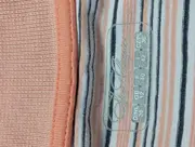 Vorschaubild 3 von TCM Damen Poloshirt Gr. 38/M Rosa Gestreift Kurzarm Casual Basic