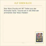 Vorschaubild 2 von Star Wars Rebels Puzzle 187 Teile Animated Series ab 7 Jahre