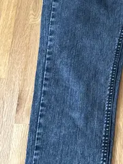Vorschaubild 2 von Kinder Jeans Regular Fit Blau Uni Baumwolle Gr. 170 L31