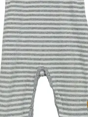 Vorschaubild 3 von Baby Body Strampler Gr. 74 Grau Gestreift mit Bärchen