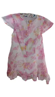 Vorschaubild 2 von BOB DER BÄR Mädchen Freizeitkleid Gr. 98 Rosa Blumenmuster Feminin