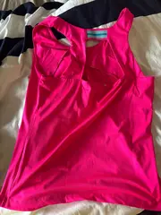Vorschaubild 4 von Damen Sportshirt Tanktop Gr. 40 Pink Ärmellos Sport